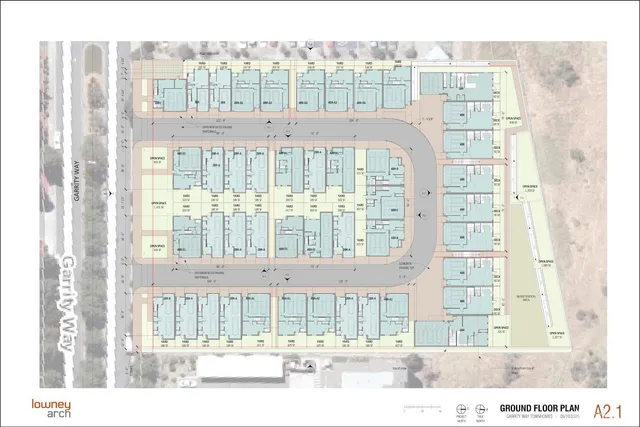 a view of a large building with a outdoor space