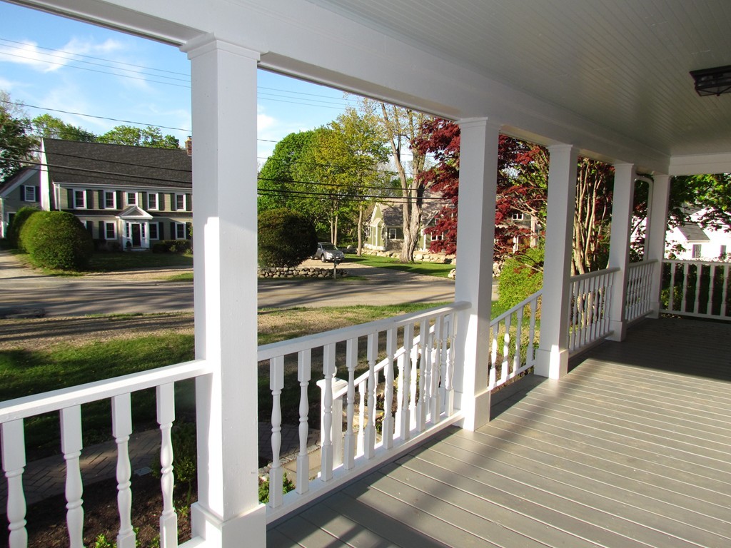 185 First Parish Road Scituate, MA 02066 - Photo 3 of 28 a view of a porch with wooden floor and outdoor space