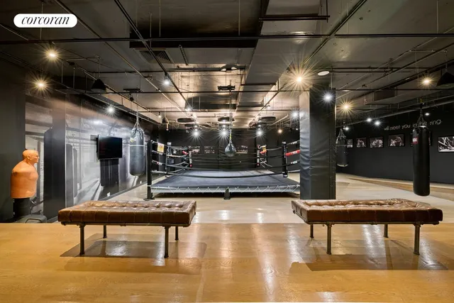 a projector room with furniture