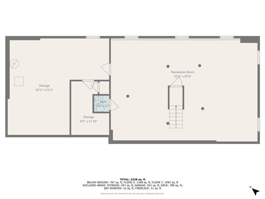 1340 High Hawk Road East Greenwich, RI 02818 - Photo 21 of 23 Basement Plan