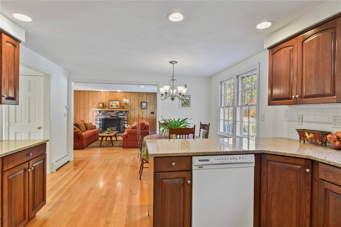 1340 High Hawk Road East Greenwich, RI 02818 - Photo 6 of 23 View to Fireplaced Family Room