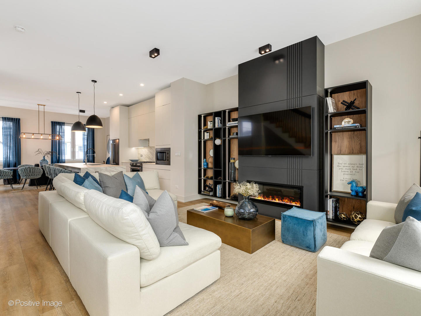 3205 North Kildare Avenue Chicago, IL 60641 - Photo 13 of 33 a living room with furniture and a flat screen tv