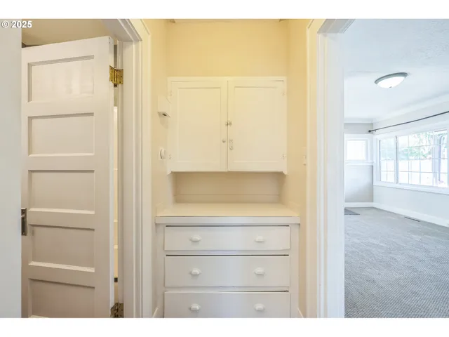 a view of an empty room