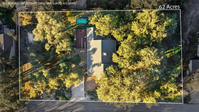 a view of a lake with a building in the background