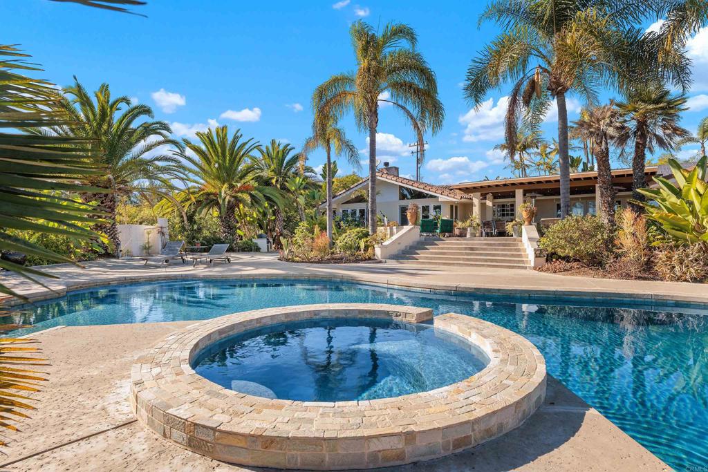 16346 Via Del Alba Rancho Santa Fe, CA 92067 - Photo 28 of 34 a view of swimming pool with a yard