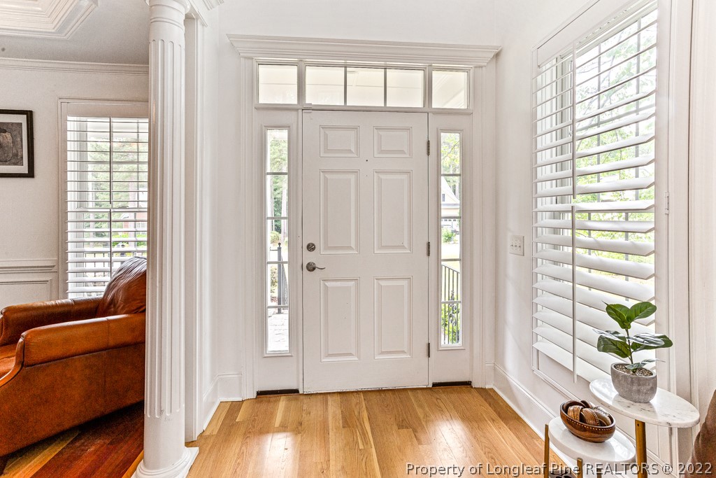 126 Falling Water Road Spring Lake, NC 28390 - Photo 15 of 47 a view of room with furniture and wooden floor
