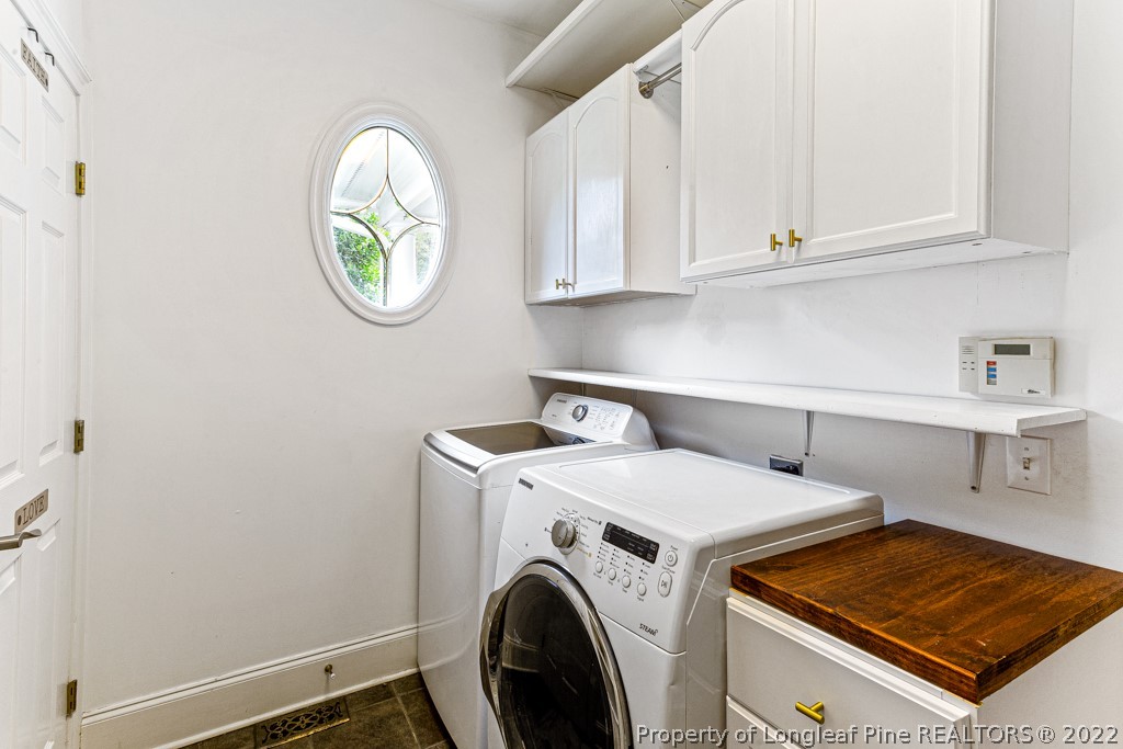 126 Falling Water Road Spring Lake, NC 28390 - Photo 31 of 47 a utility room with dryer and washer
