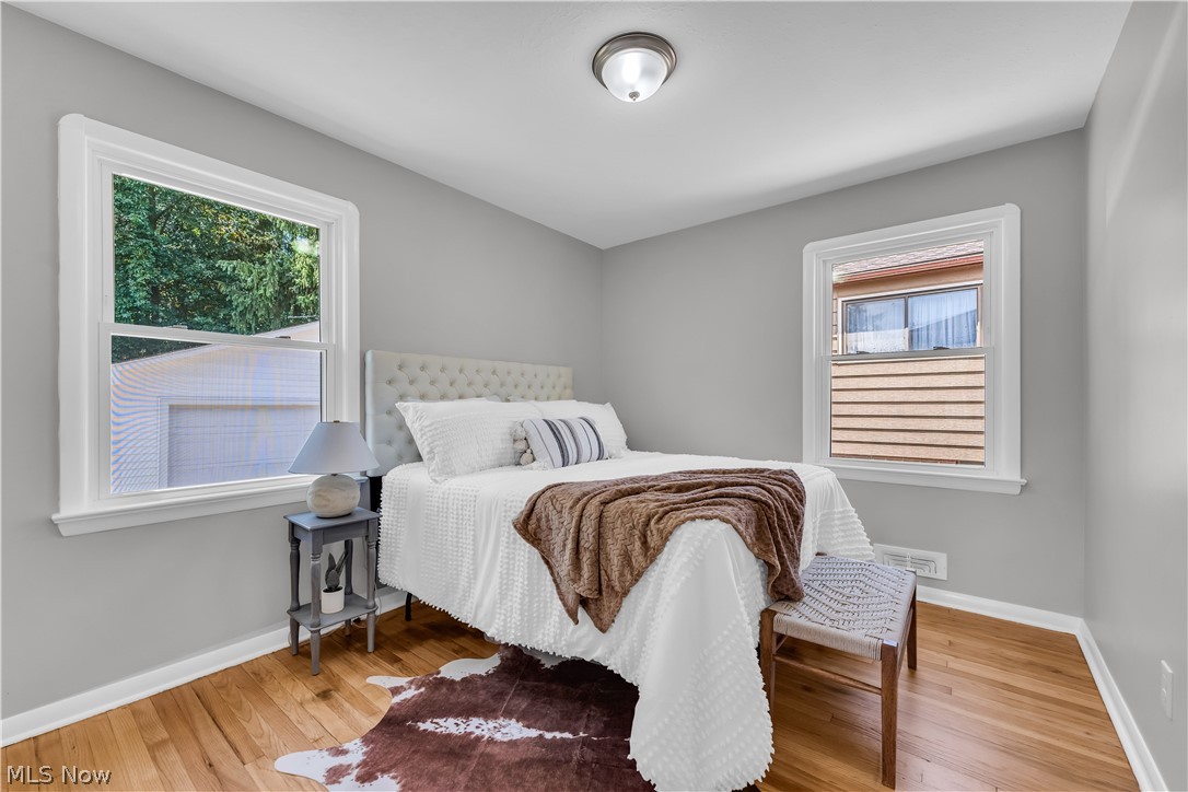 4322 Roadoan Road Brooklyn, OH 44144 - Photo 19 of 27 Bedroom with light hardwood / wood-style floors