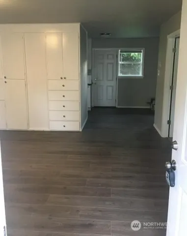 wooden floor in an empty room