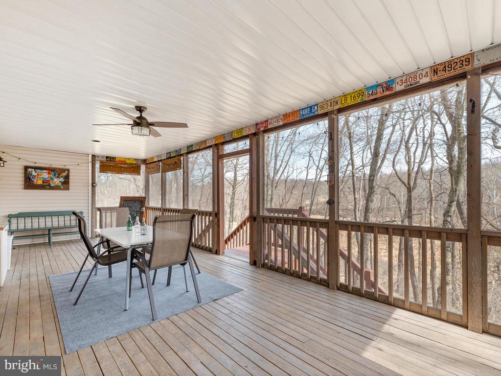 5319 Bartholow Road Sykesville, MD 21784 - Photo 47 of 65 Screened in Back porch with beautiful view