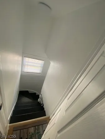 a view of stairs