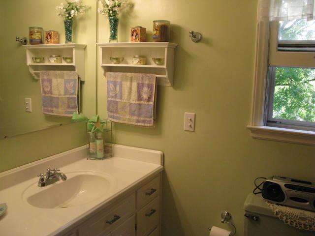 1383 Johnson School Road Thaxton, VA 24174 - Photo 14 of 22 a bathroom with a sink and a mirror
