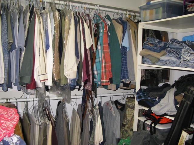 1383 Johnson School Road Thaxton, VA 24174 - Photo 17 of 22 a view of walk in closet with clothes and shoes