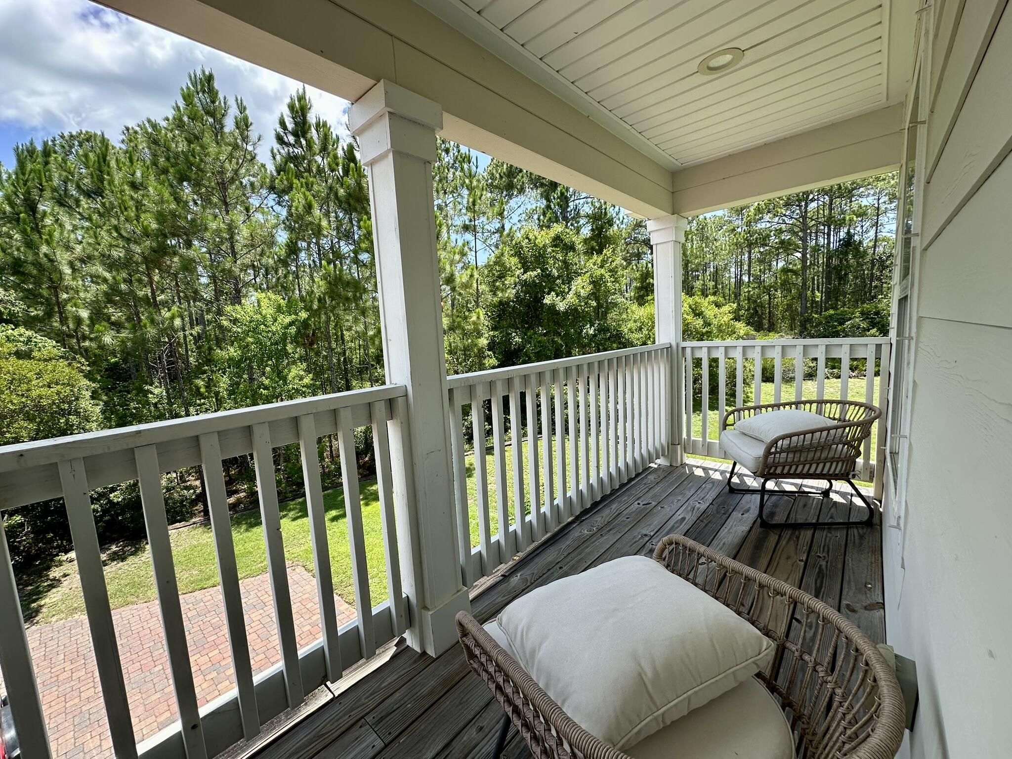 74 Tranquility Lane Santa Rosa Beach, FL 32459 - Photo 42 of 49 a view of a balcony with furniture
