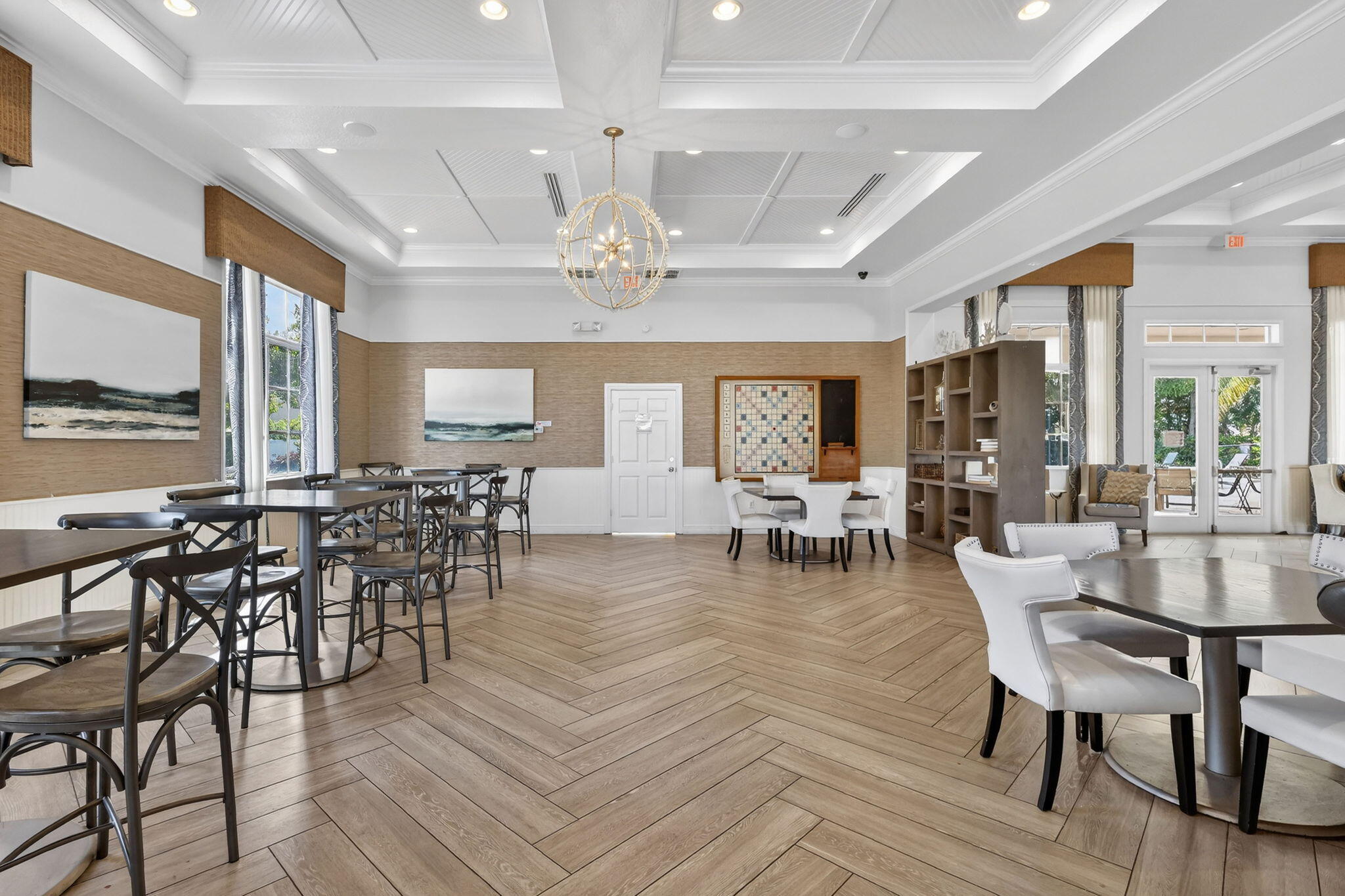 1011 Willow Place Riviera Beach, FL 33410 - Photo 37 of 65 a view of a dining room with furniture window and wooden floor