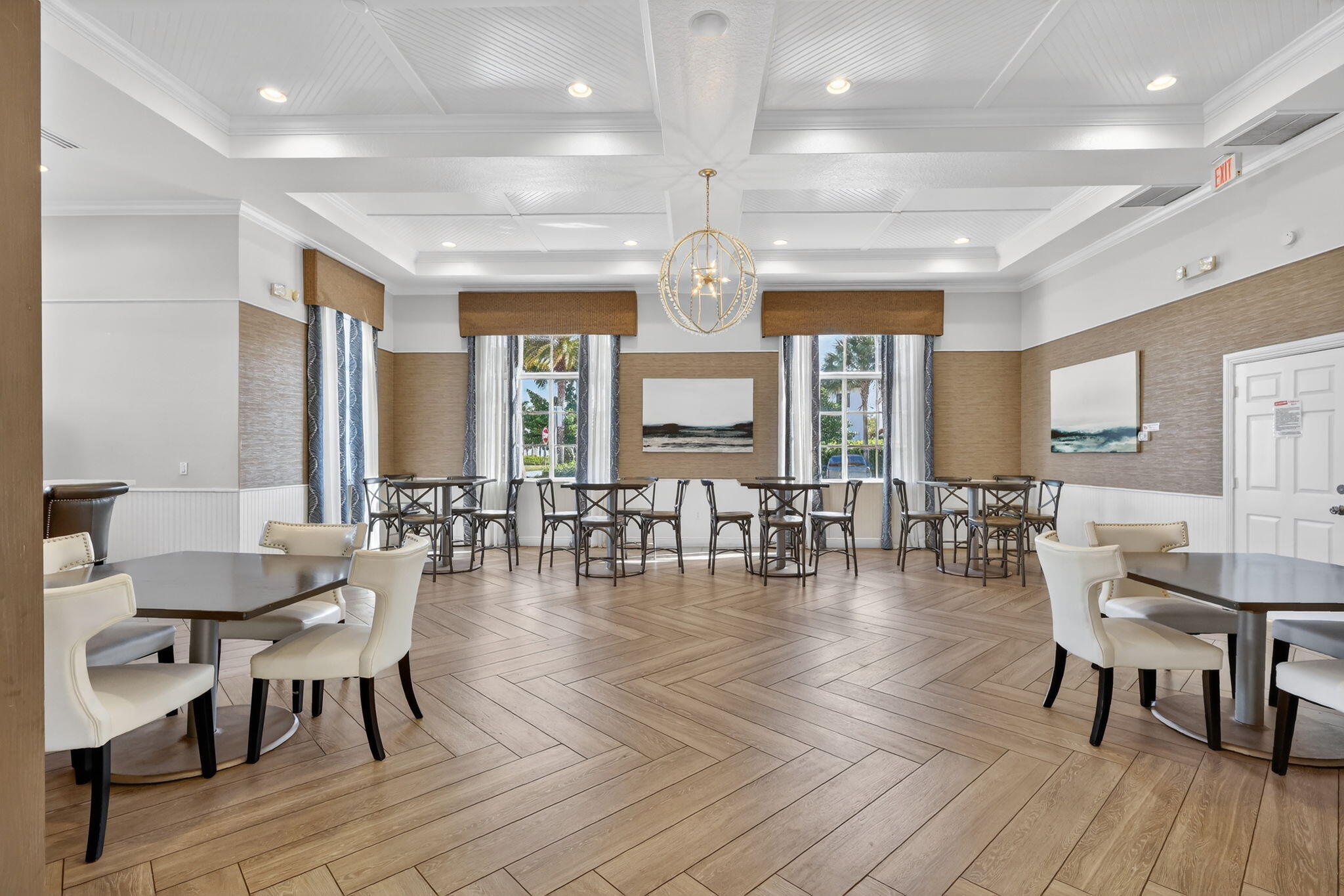1011 Willow Place Riviera Beach, FL 33410 - Photo 39 of 65 a view of a dining room with furniture window and wooden floor