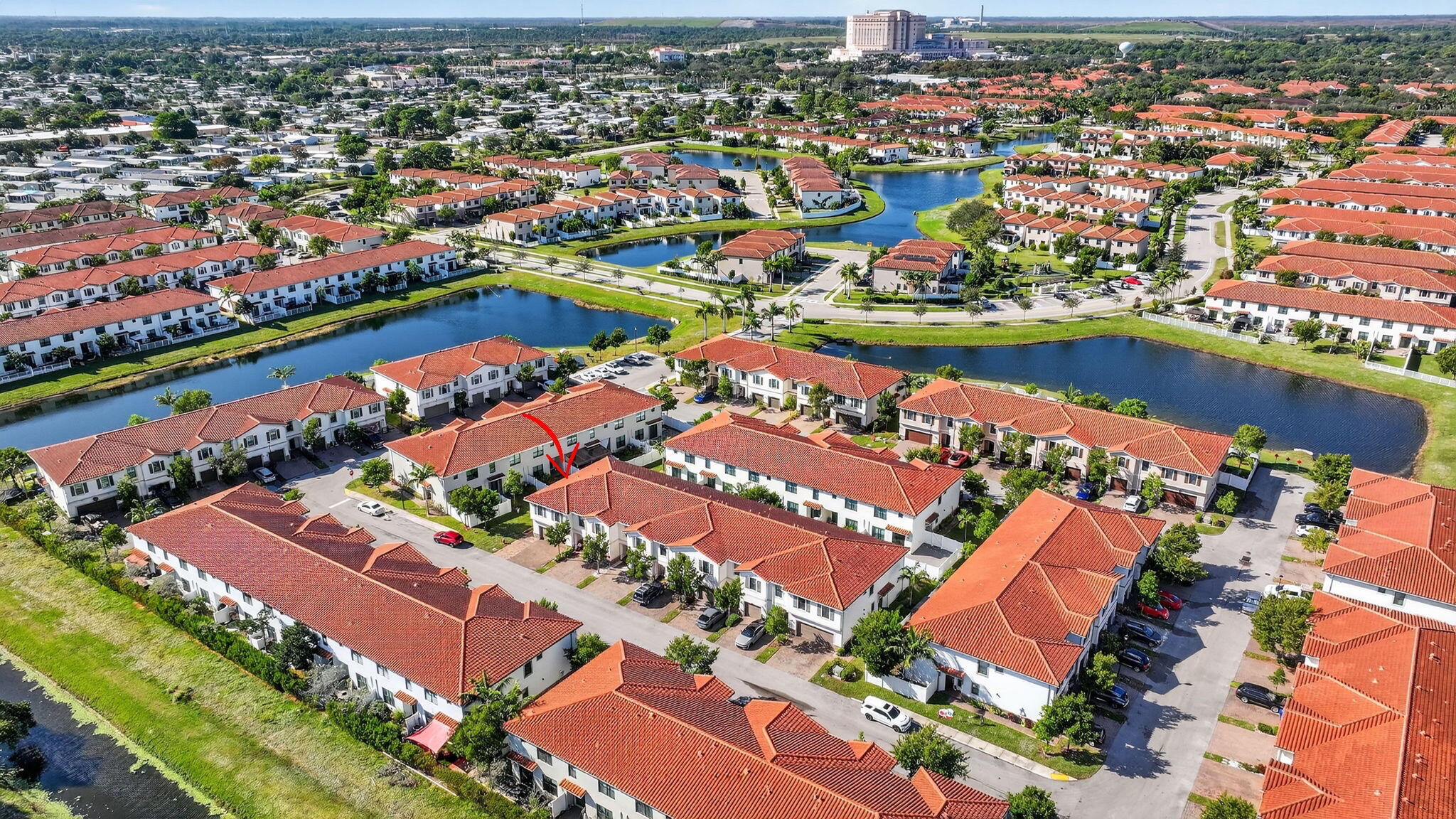 1011 Willow Place Riviera Beach, FL 33410 - Photo 59 of 65 an aerial view of residential houses with outdoor space
