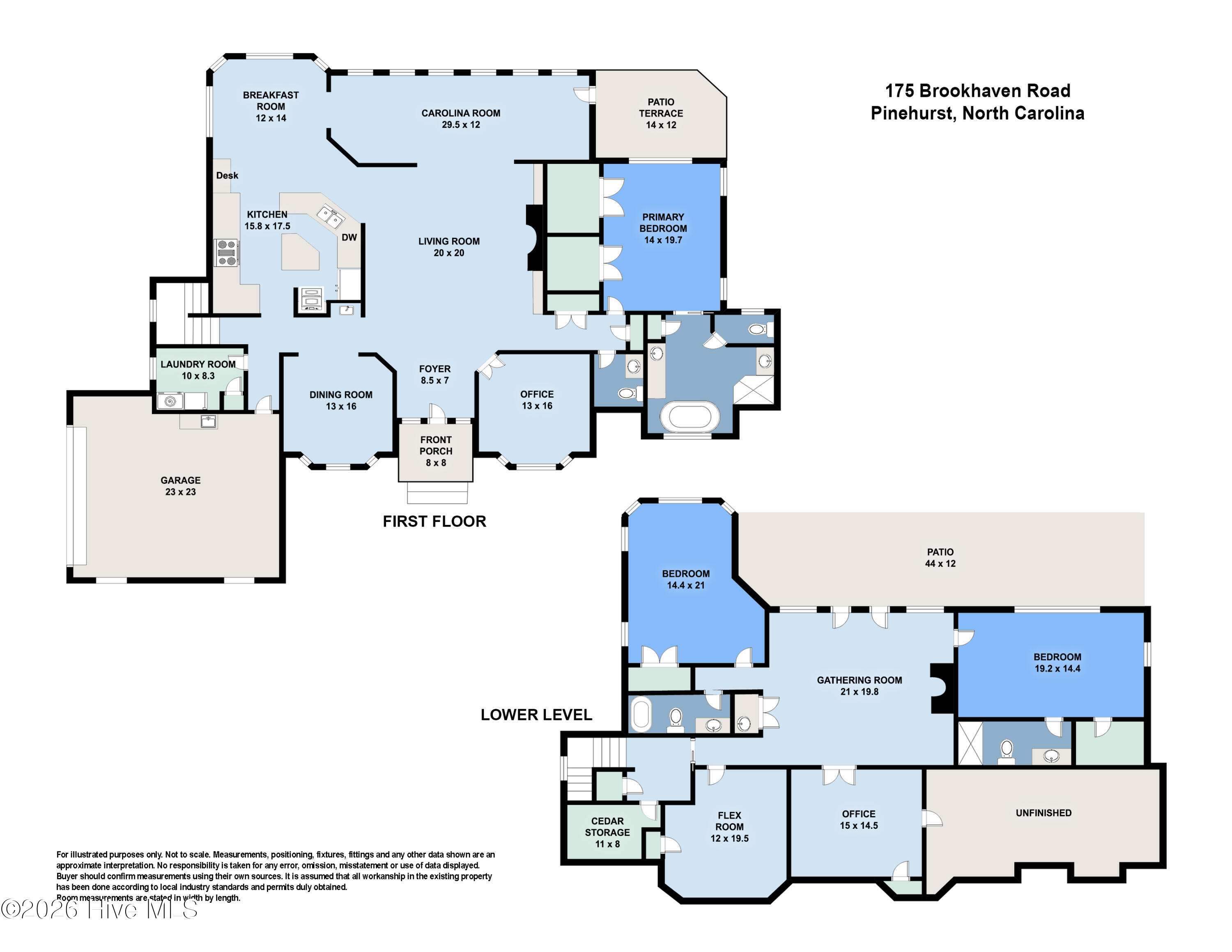 175 Brookhaven Road Pinehurst, NC 28374 - Photo 45 of 45 175_Brookhaven_floorplan