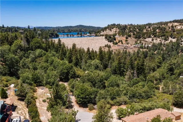 a view of lake and mountain