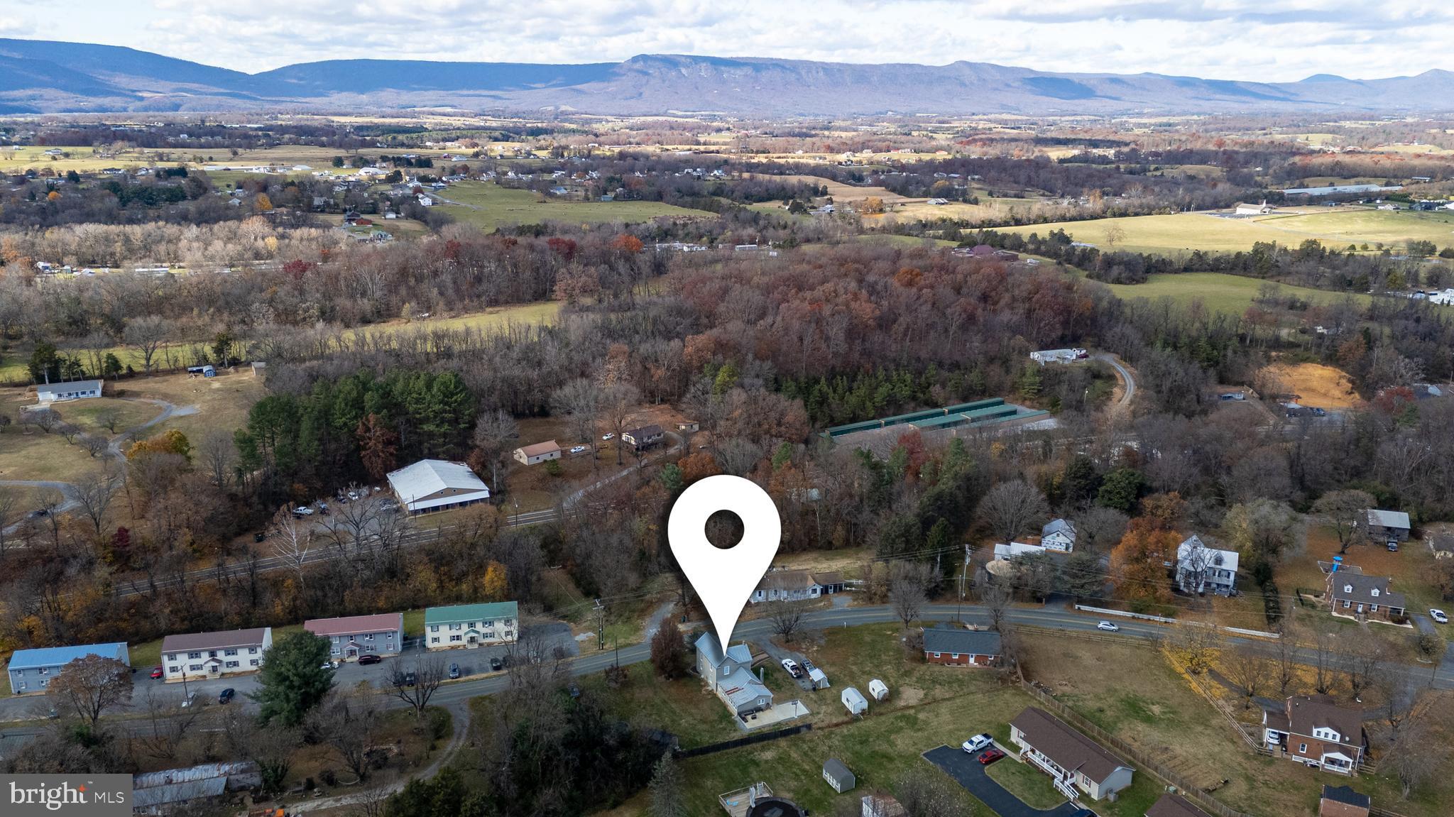 214 Chapel Road Stanley, VA 22851 - Photo 73 of 74 a view of a city with mountains in the background