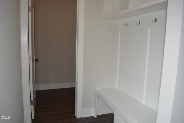 a view of storage and utility room