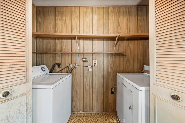 a view of a porch with furniture