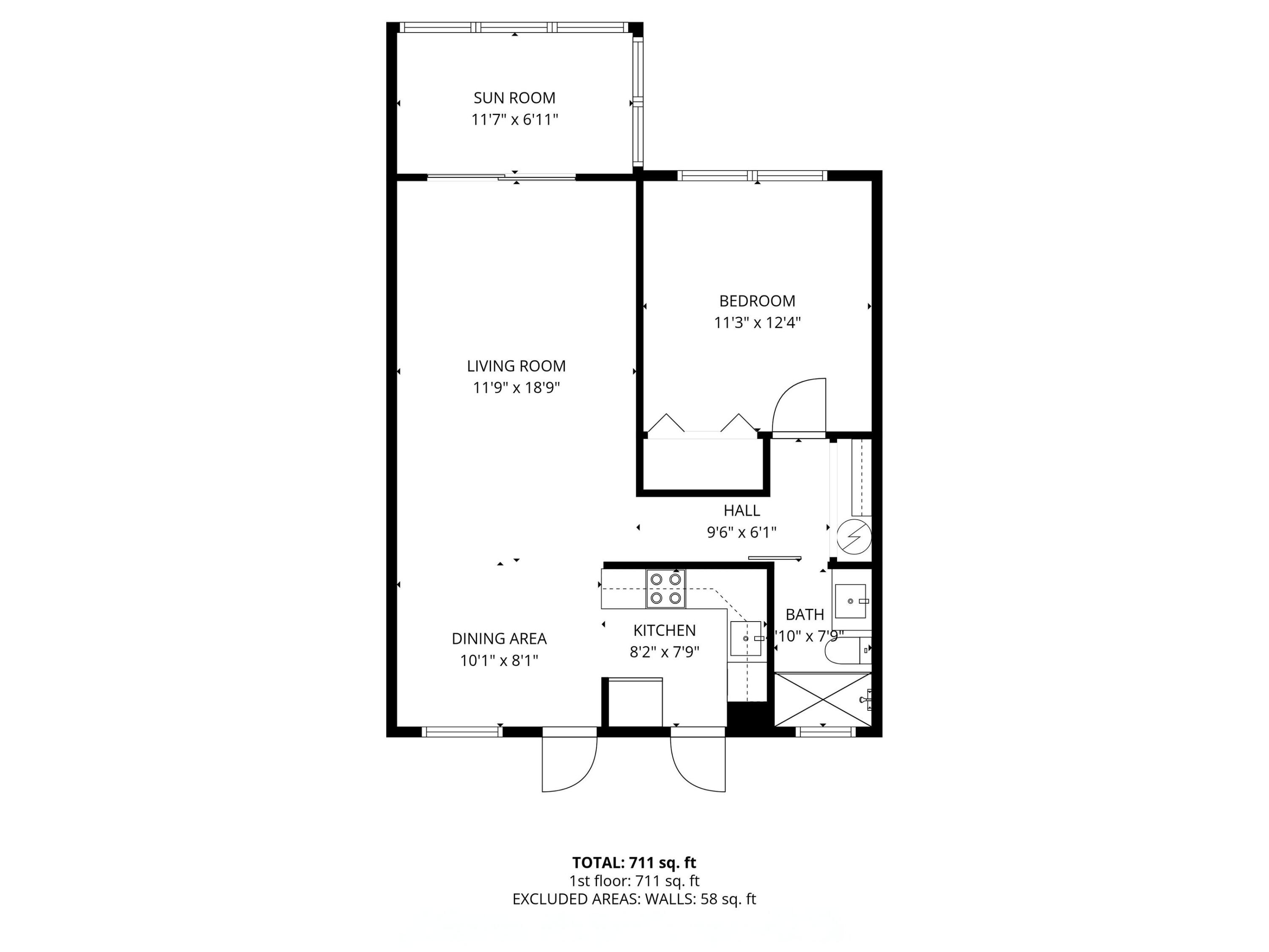 300 Northeast 20th Street, Unit 109 Boca Raton, FL 33431 - Photo 36 of 36 Floor Plan
