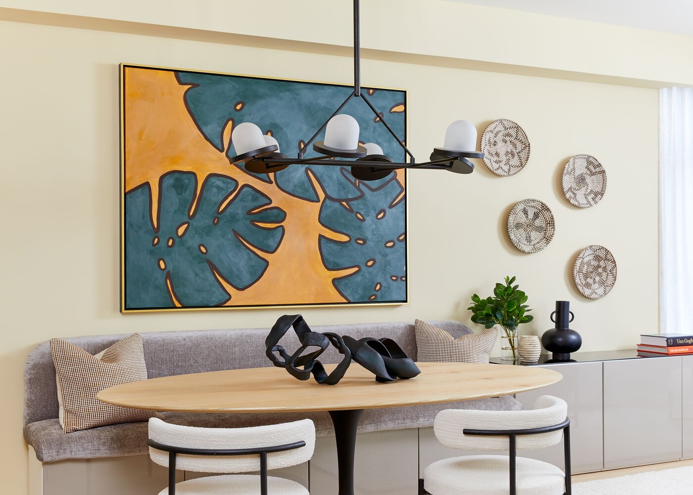 7 Dey Street, Unit PHC Manhattan, NY 10007 - Photo 2 of 20 a view of a dining room with furniture and wooden floor