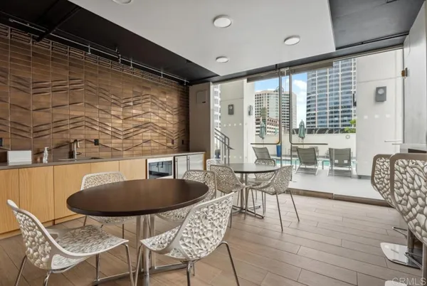 a room with gym equipment