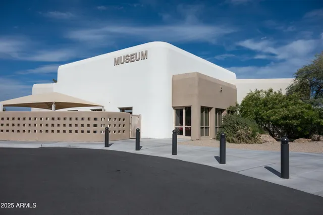 a street view with sitting space