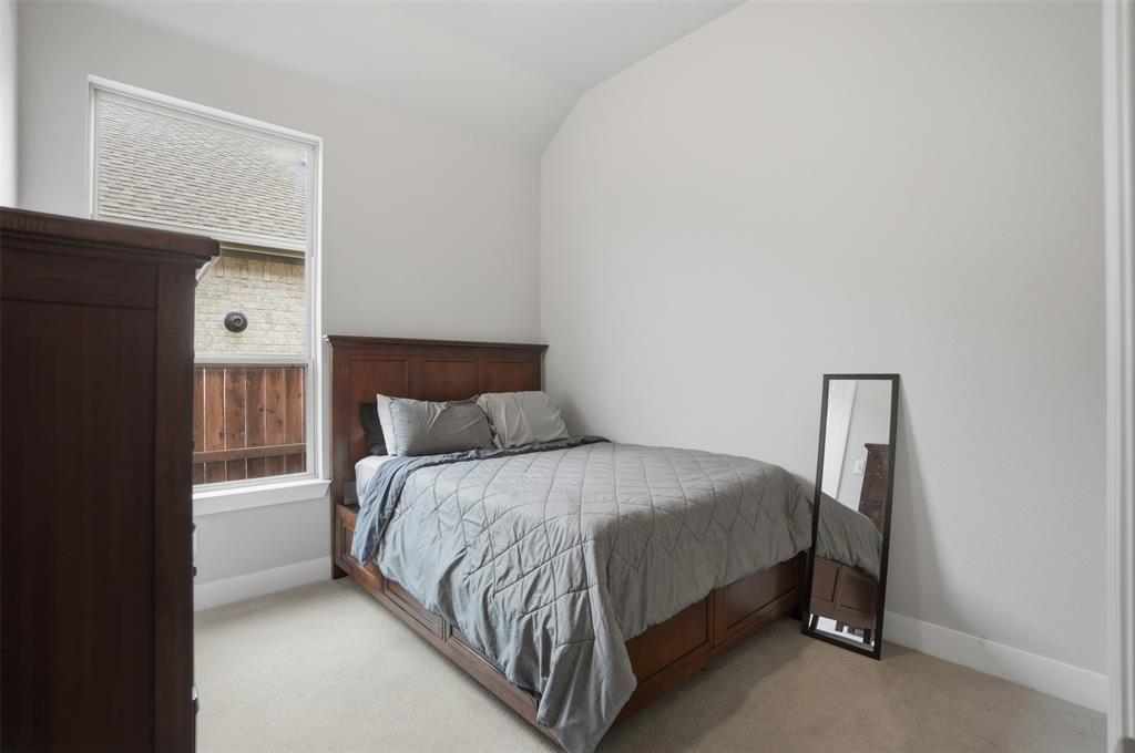 1429 Eclipse Road Aubrey, TX 76227 - Photo 20 of 37 Bedroom #2 features high ceilings, walk in closet and is very spacious