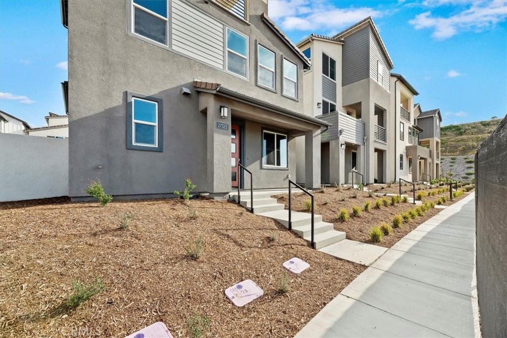 a view of a house with a snow
