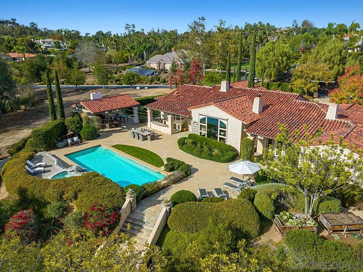 13657 Paseo De La Huerta Poway, CA 92064 - Photo 36 of 38 an aerial view of residential houses with outdoor space and street view