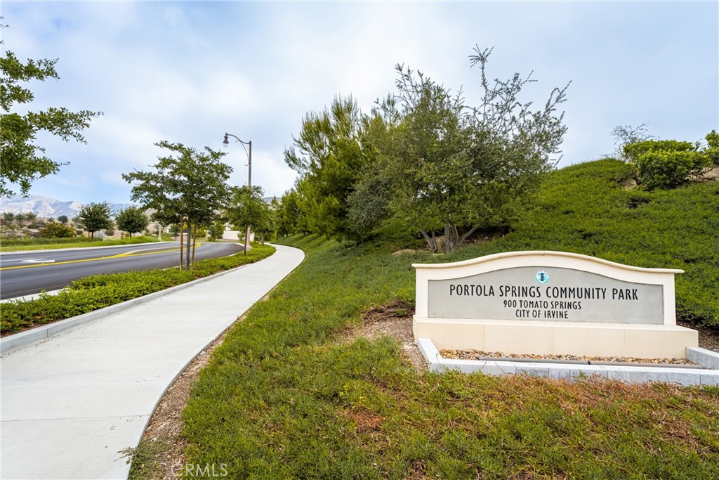 228 Borrego Irvine, CA 92618 - Photo 40 of 50 a view of a park that has a sign board