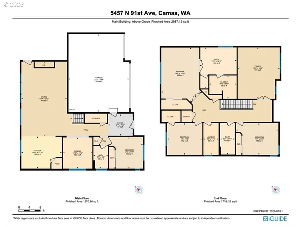 $975,000 | 5457 North 91st Avenue, Camas, WA 98607