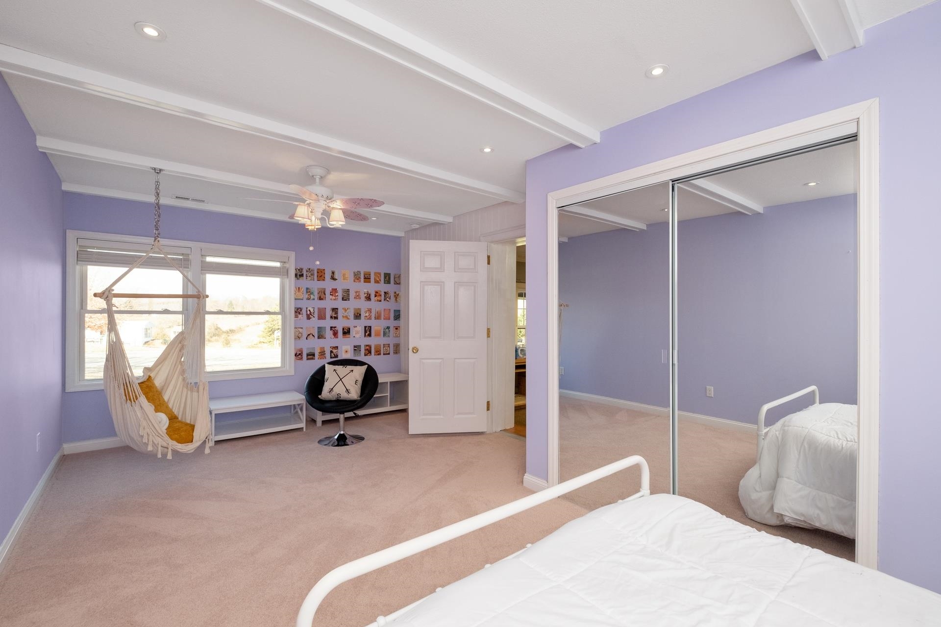 1426 Middlebrook Road Staunton, VA 24401 - Photo 17 of 45 a bedroom with a bed and large window