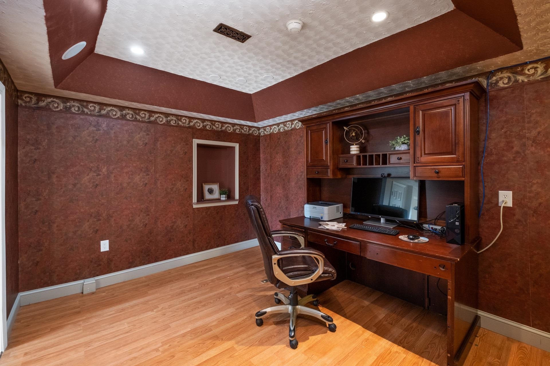 1426 Middlebrook Road Staunton, VA 24401 - Photo 28 of 45 a workspace with furniture and wooden floor