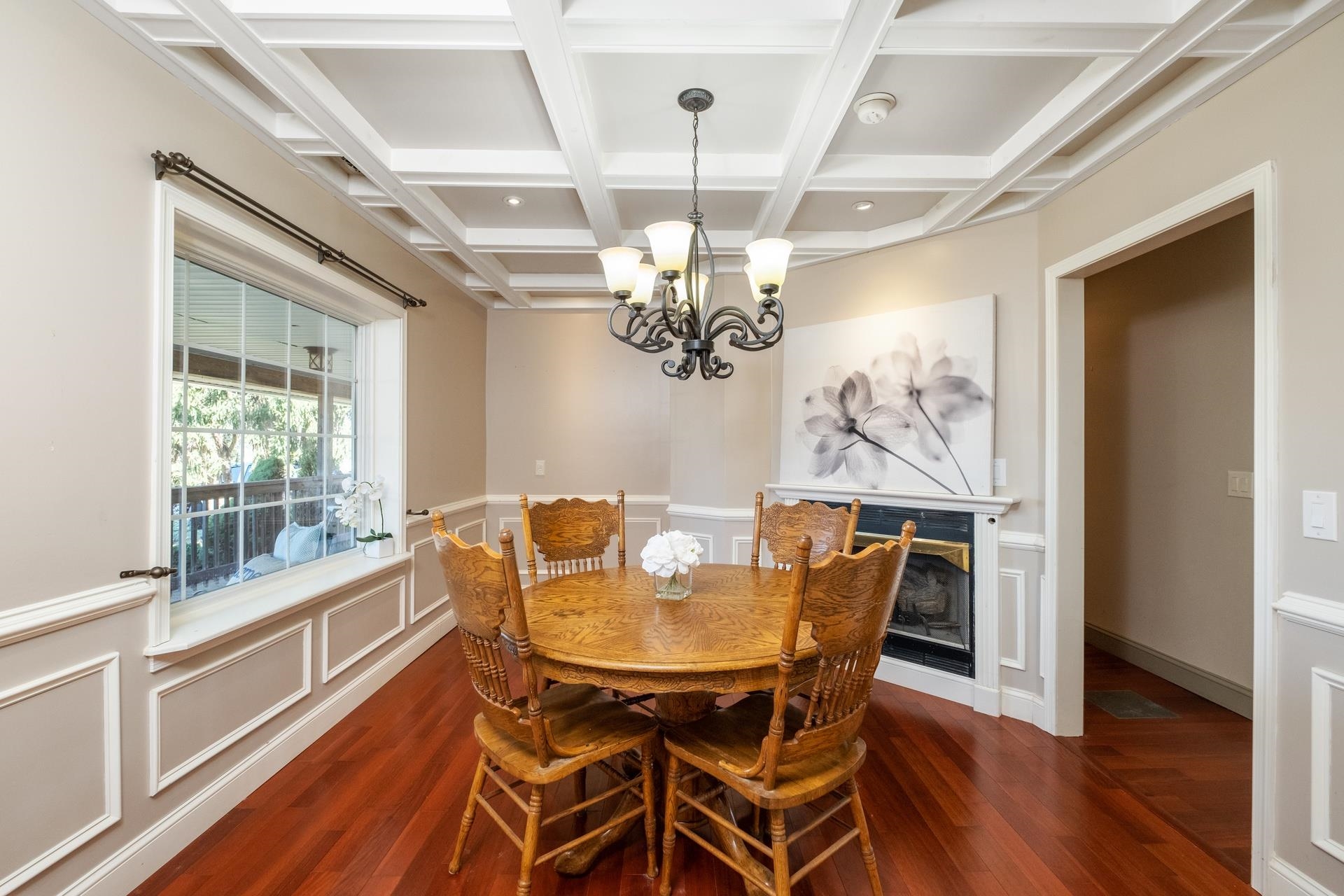 1426 Middlebrook Road Staunton, VA 24401 - Photo 10 of 45 a view of a dining room with furniture a chandelier and wooden floor
