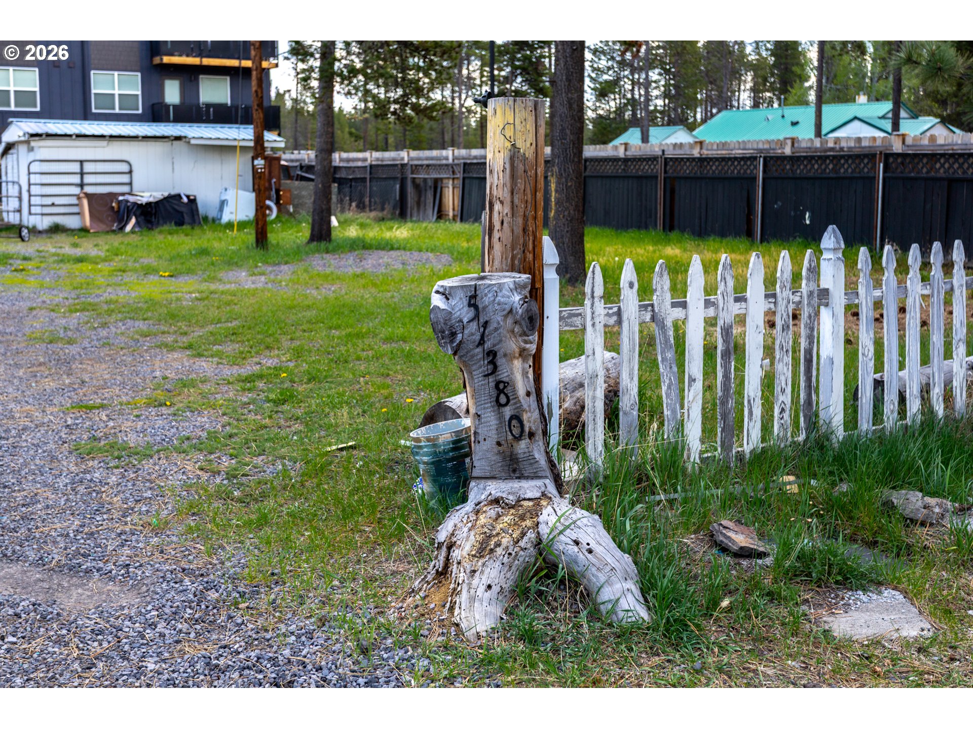 51380 Preble Way La Pine, OR 97739 - Photo 2 of 26 a garden view with a seating space
