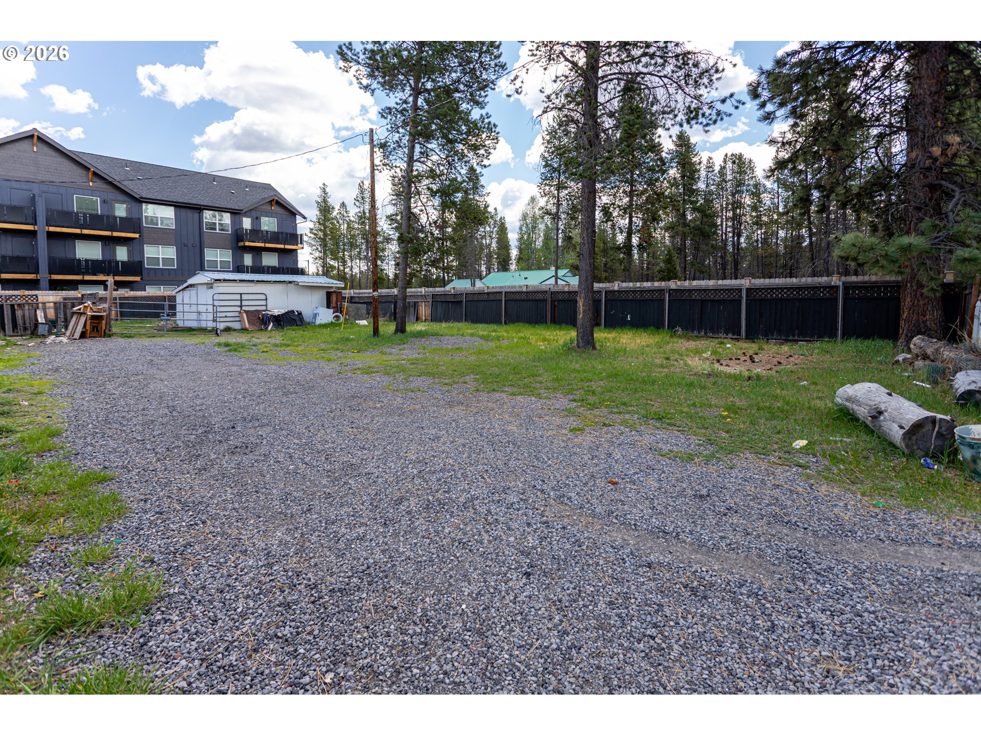 51380 Preble Way La Pine, OR 97739 - Photo 5 of 26 a view of a backyard with trampoline