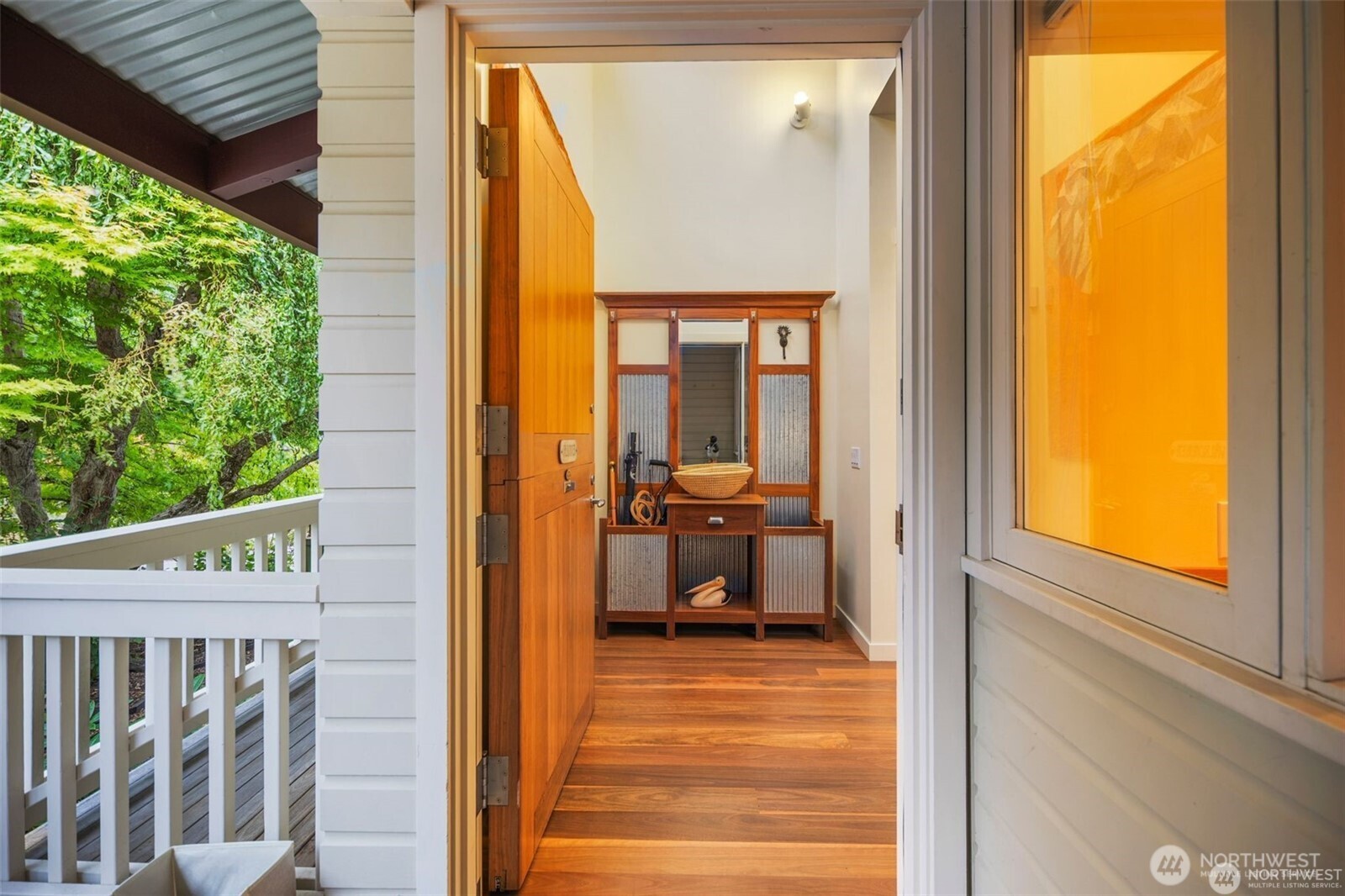 4712 Southwest Brace Point Drive Seattle, WA 98136 - Photo 7 of 40 a view of a balcony from a room