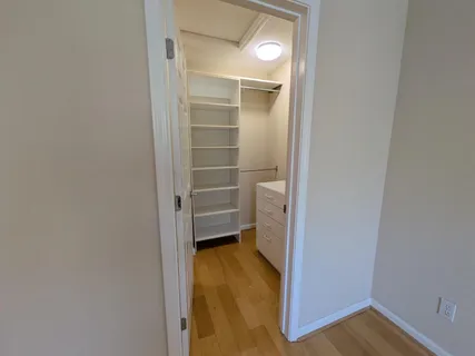 a view of walk in closet