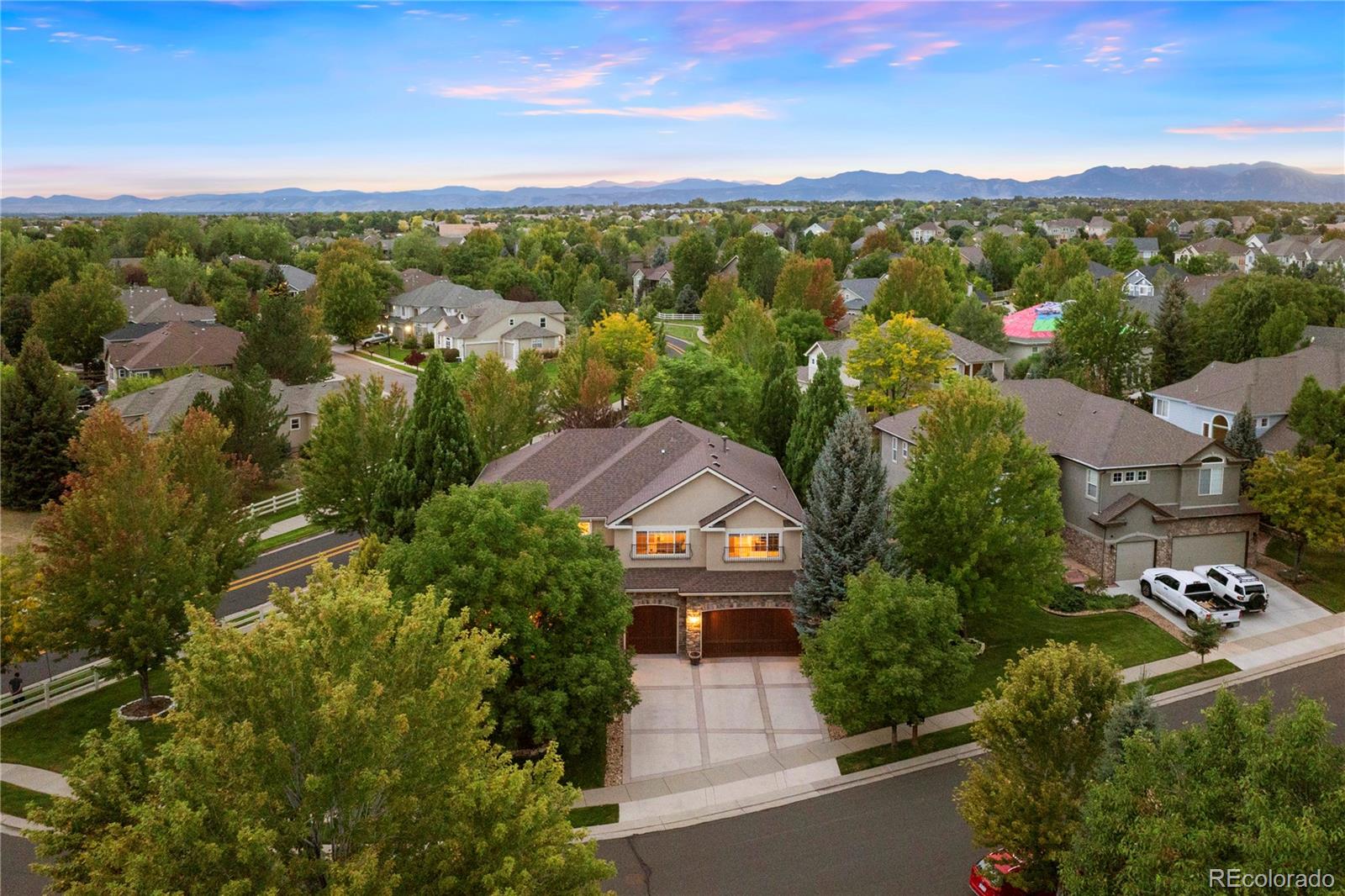 3822 Broadmoor Loop Broomfield, CO 80023 - Photo 2 of 50 an aerial view of residential houses with outdoor space and ocean view