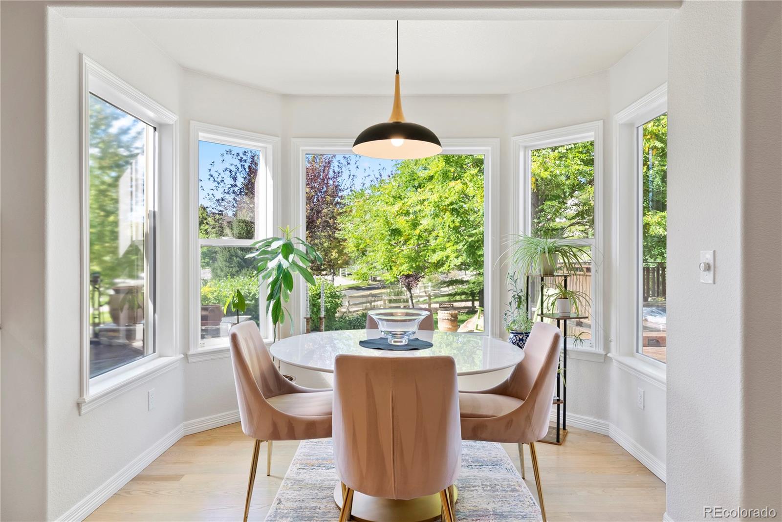 3822 Broadmoor Loop Broomfield, CO 80023 - Photo 24 of 50 a dining room with furniture window and outside view