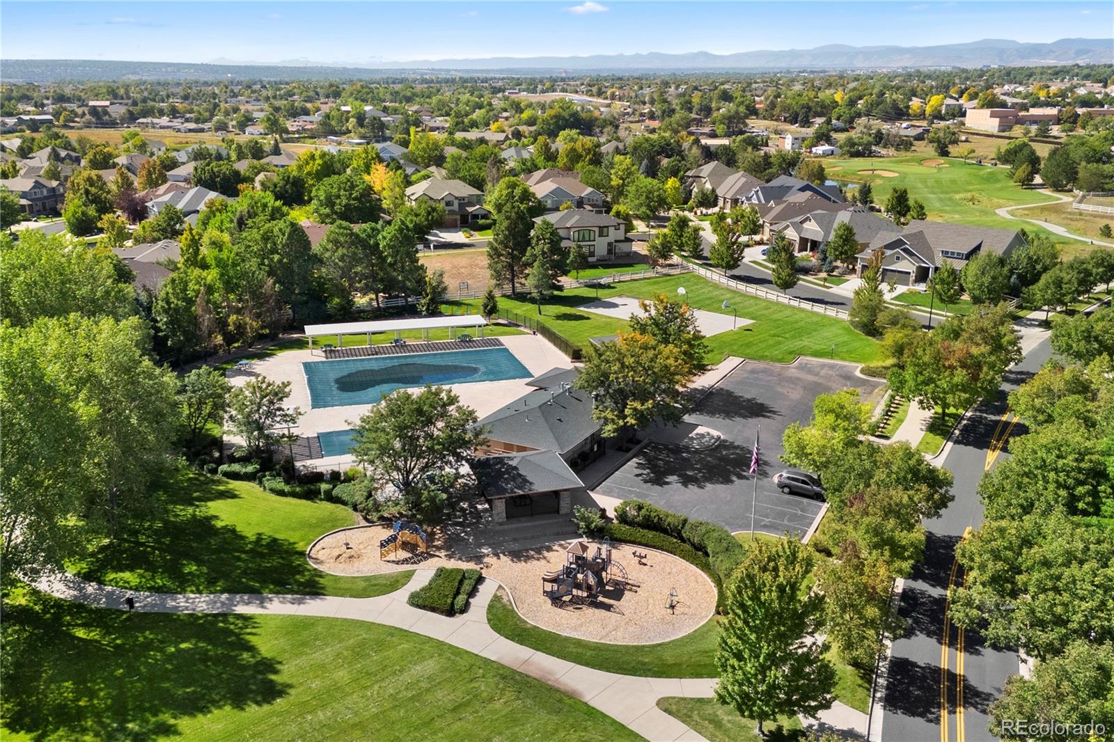 3822 Broadmoor Loop Broomfield, CO 80023 - Photo 49 of 50 an aerial view of a house with garden space