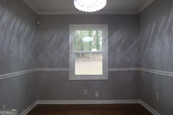 a small space with a window