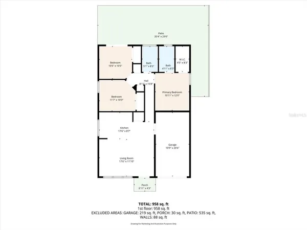 $318,000 | 1618 Citrus Orchard Way, Valrico, FL 33594