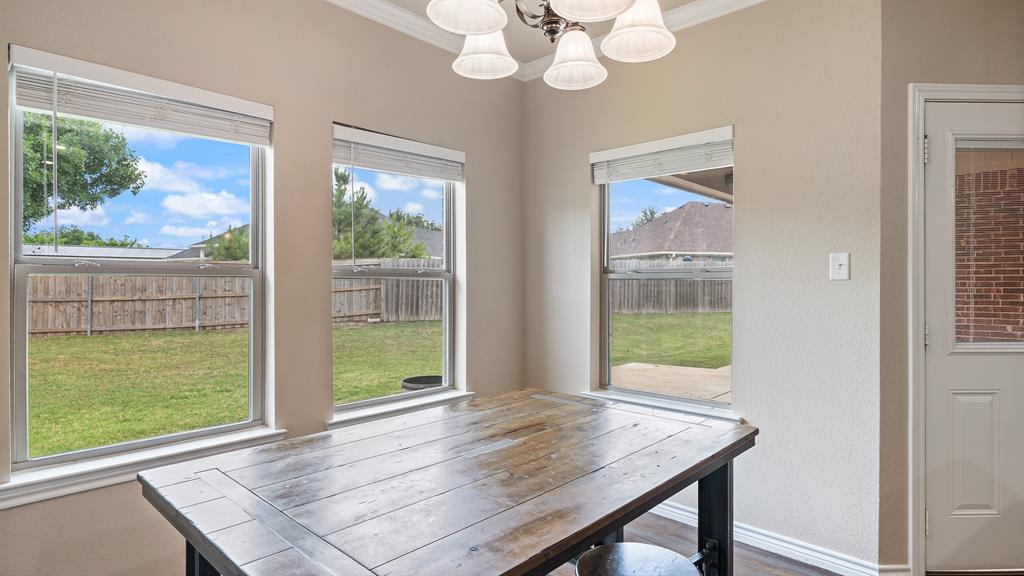 1401 Ridgebriar Drive Kaufman, TX 75142 - Photo 9 of 26 Dining area overlooking the backyard