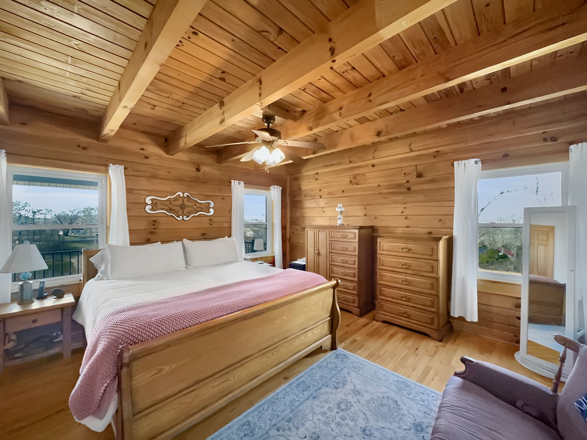 1706 Benders Ferry Road Mount Juliet, TN 37122 - Photo 23 of 79 a bedroom with a bed and wooden floor