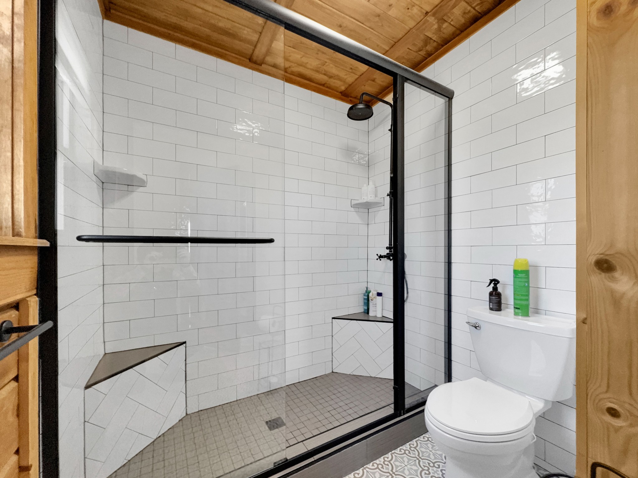 1706 Benders Ferry Road Mount Juliet, TN 37122 - Photo 26 of 79 a bathroom with a shower a toilet and a shower